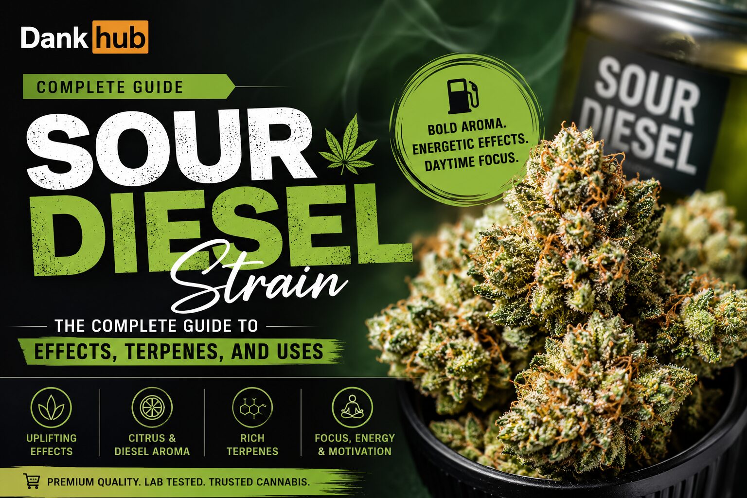 Sour Diesel Strain The Complete Guide to Effects, Terpenes, and Uses